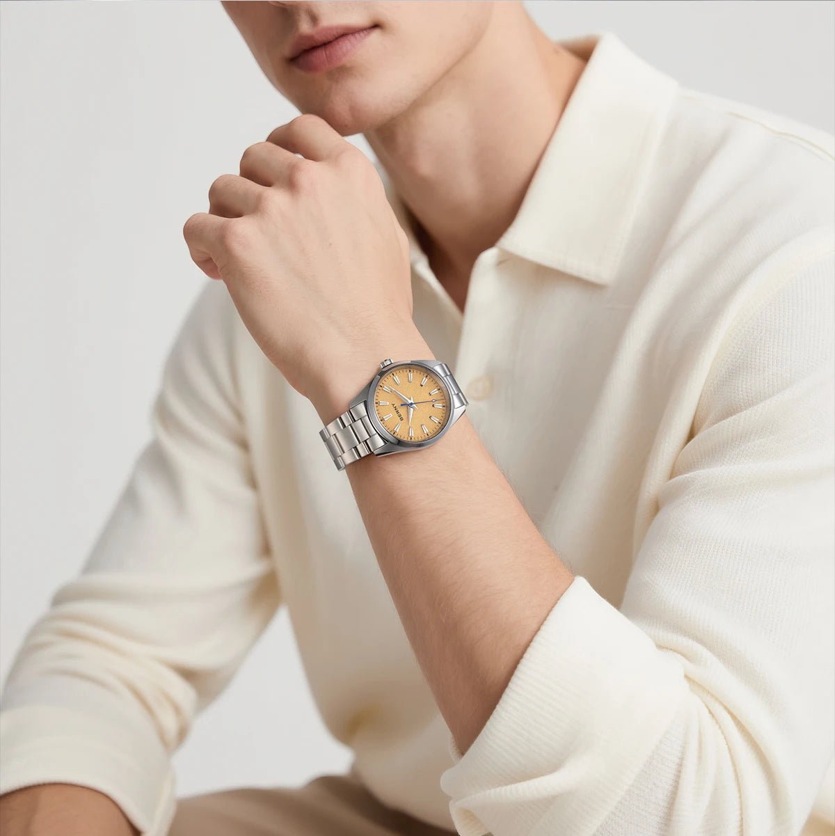 BERNY Men’s Luminous Sapphire Quartz Watch - SMARTMARTNZ