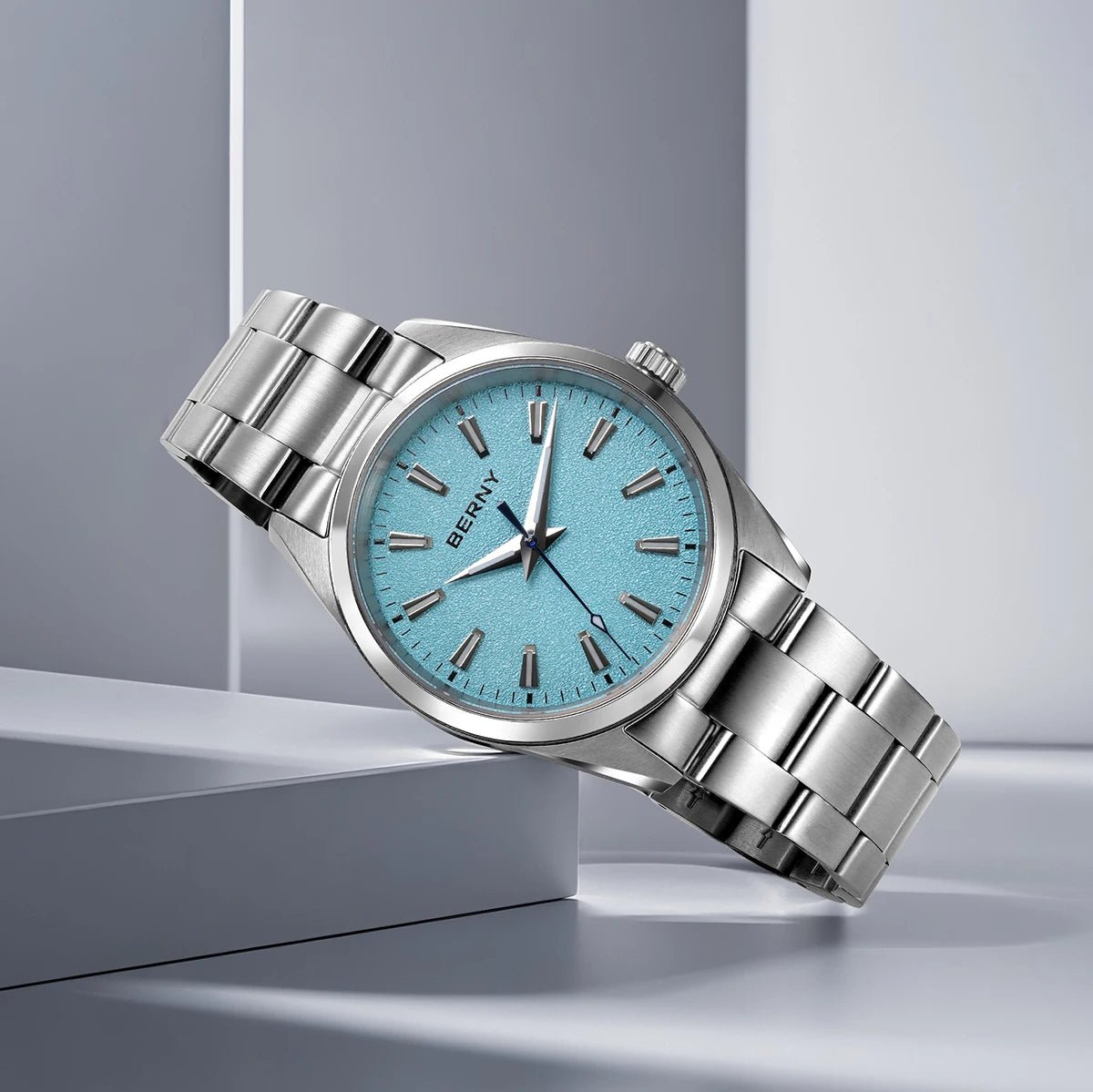 BERNY Men’s Luminous Sapphire Quartz Watch - SMARTMARTNZ