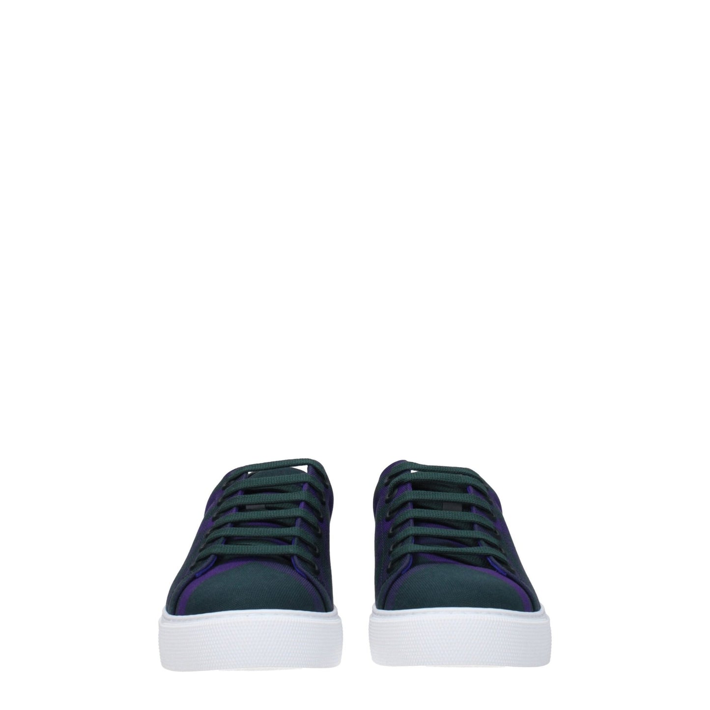 Burberry Green Fabric Sneakers - SMARTMARTNZ
