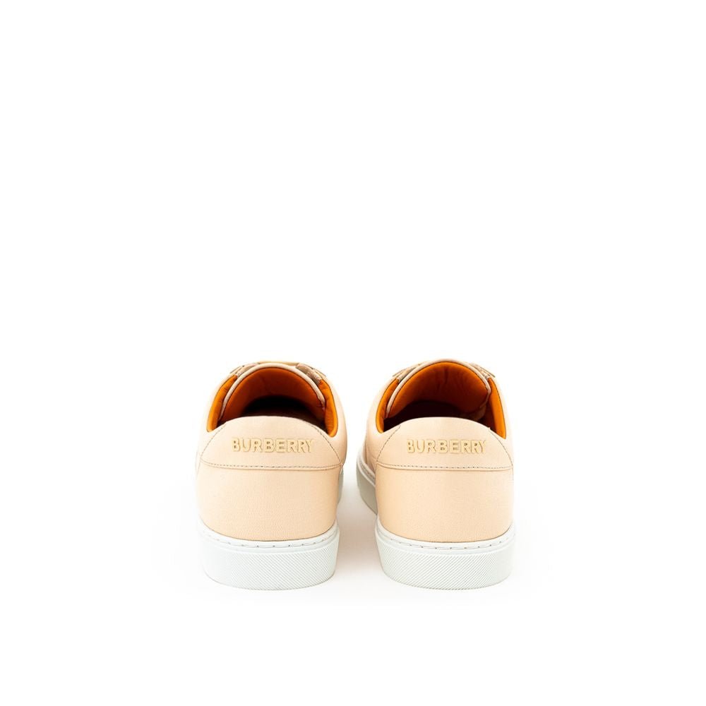 Burberry Pink Leather Sneaker - SMARTMARTNZ