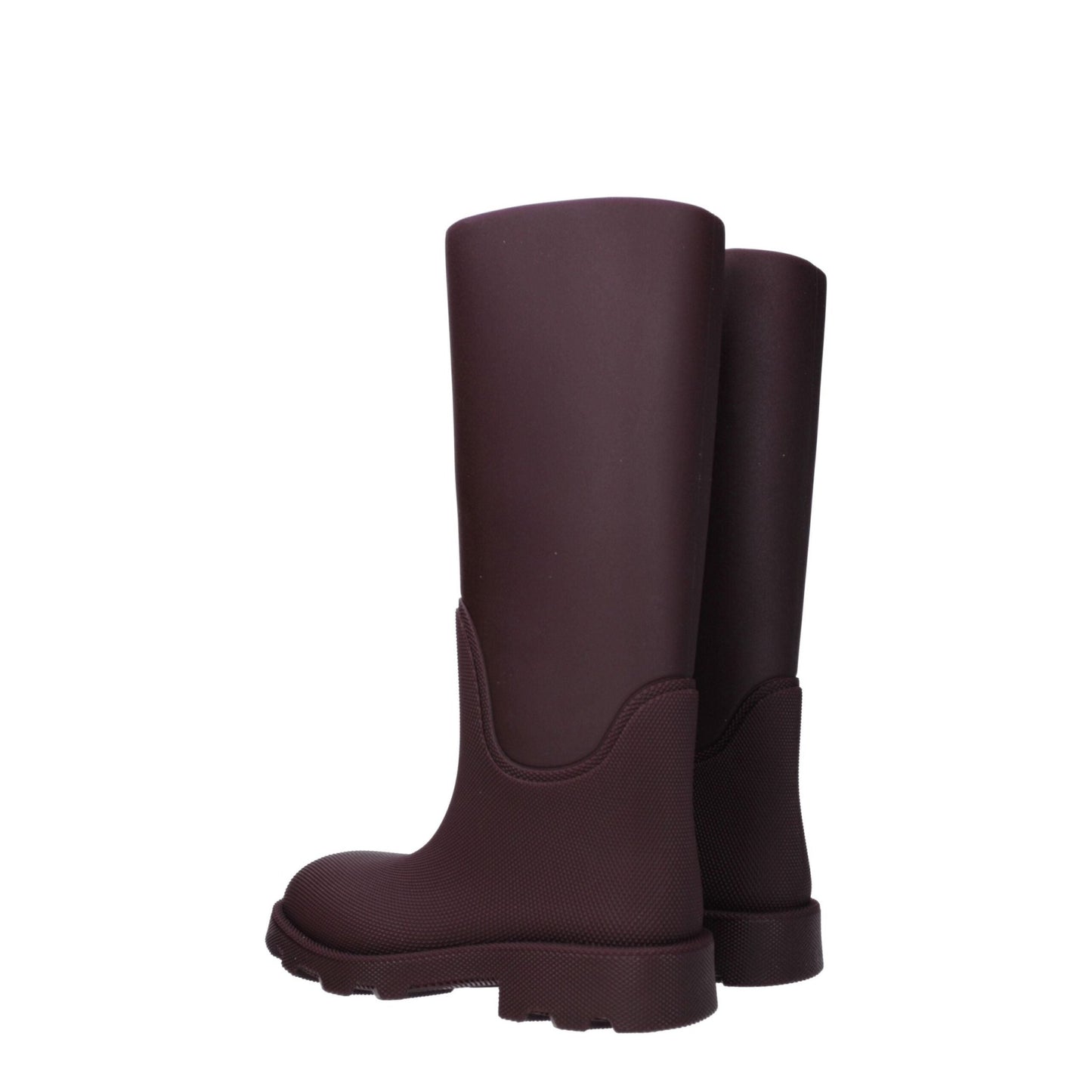 Burberry Red Cotton Rain Boots - SMARTMARTNZ