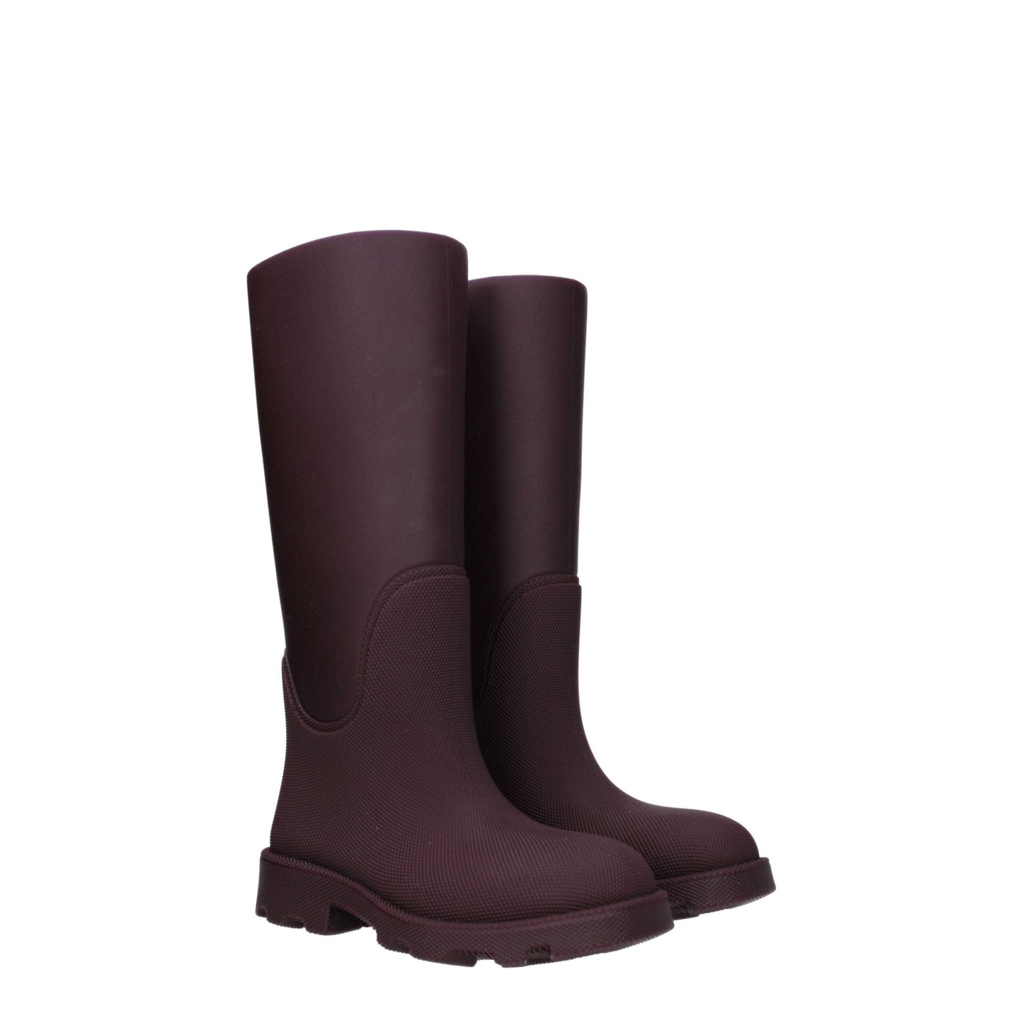 Burberry Red Cotton Rain Boots - SMARTMARTNZ