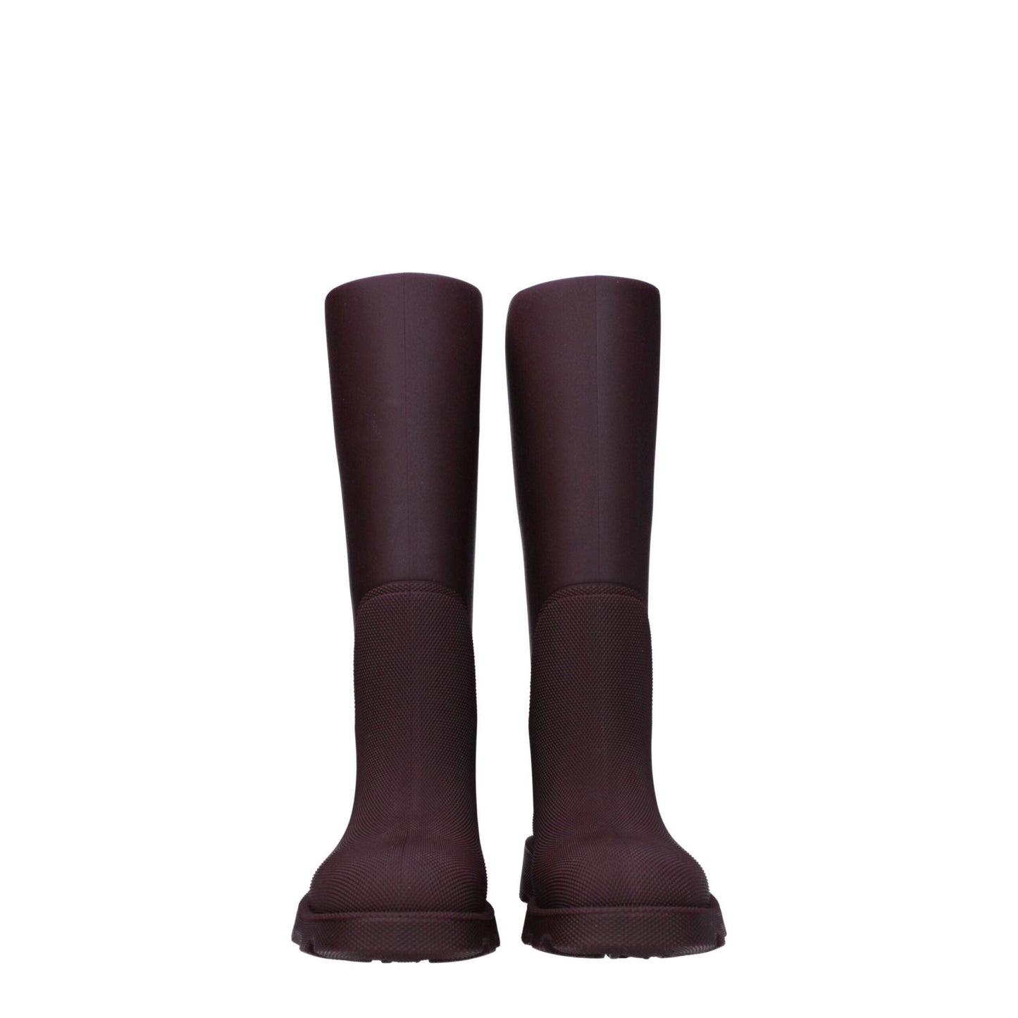 Burberry Red Cotton Rain Boots - SMARTMARTNZ