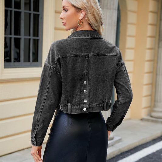 European And American Cross-border Women's Spring Denim Jacket