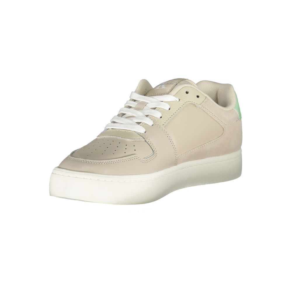 Calvin Klein Beige Polyester Sneaker - SMARTMARTNZ