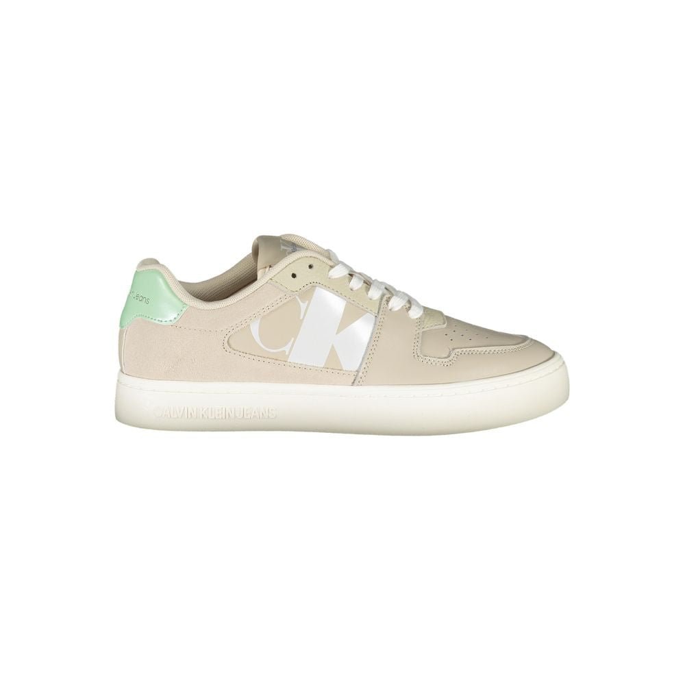 Calvin Klein Beige Polyester Sneaker - SMARTMARTNZ