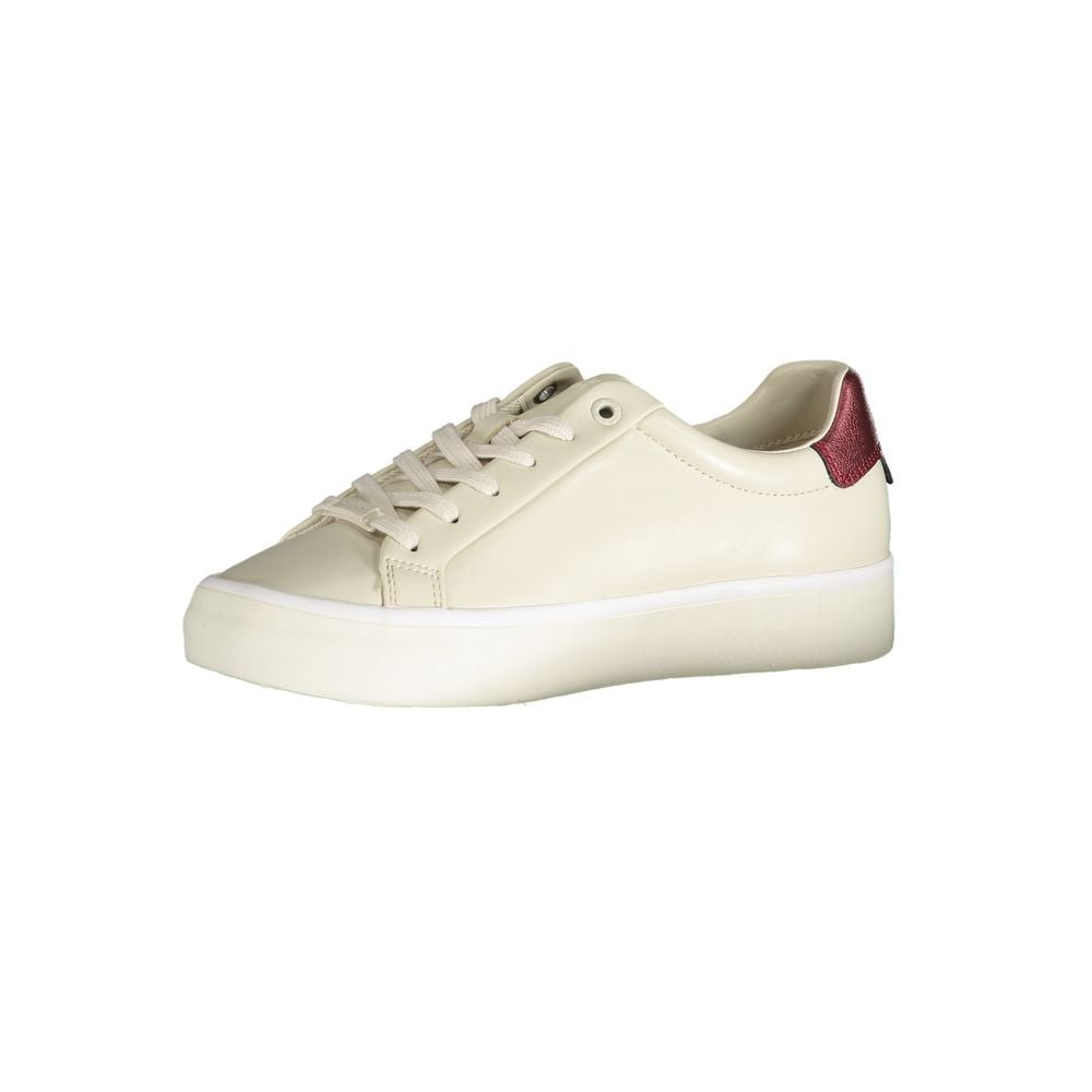 Calvin Klein Beige Polyester Sneaker - SMARTMARTNZ