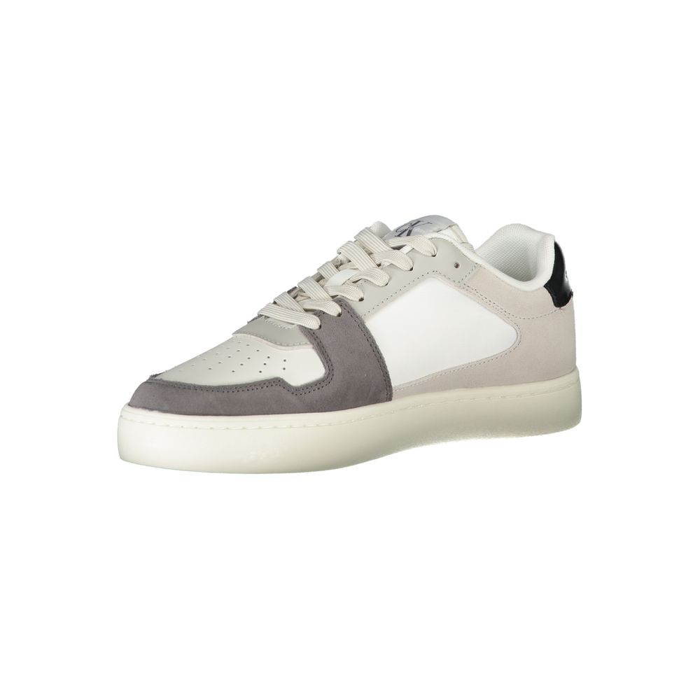 Calvin Klein White Polyester Men Sneaker - SMARTMARTNZ