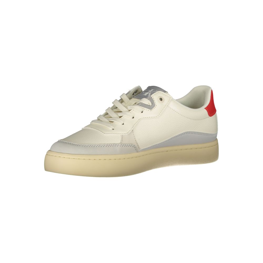 Calvin Klein White Polyester Sneaker - SMARTMARTNZ