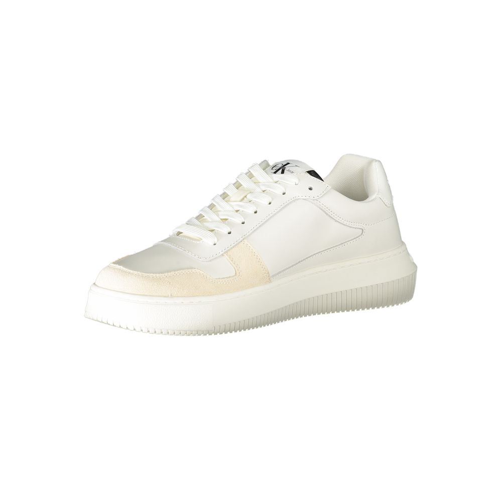 Calvin Klein White Polyester Sneaker - SMARTMARTNZ