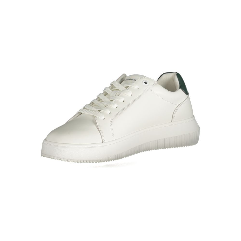 Calvin Klein White Polyester Sneaker - SMARTMARTNZ