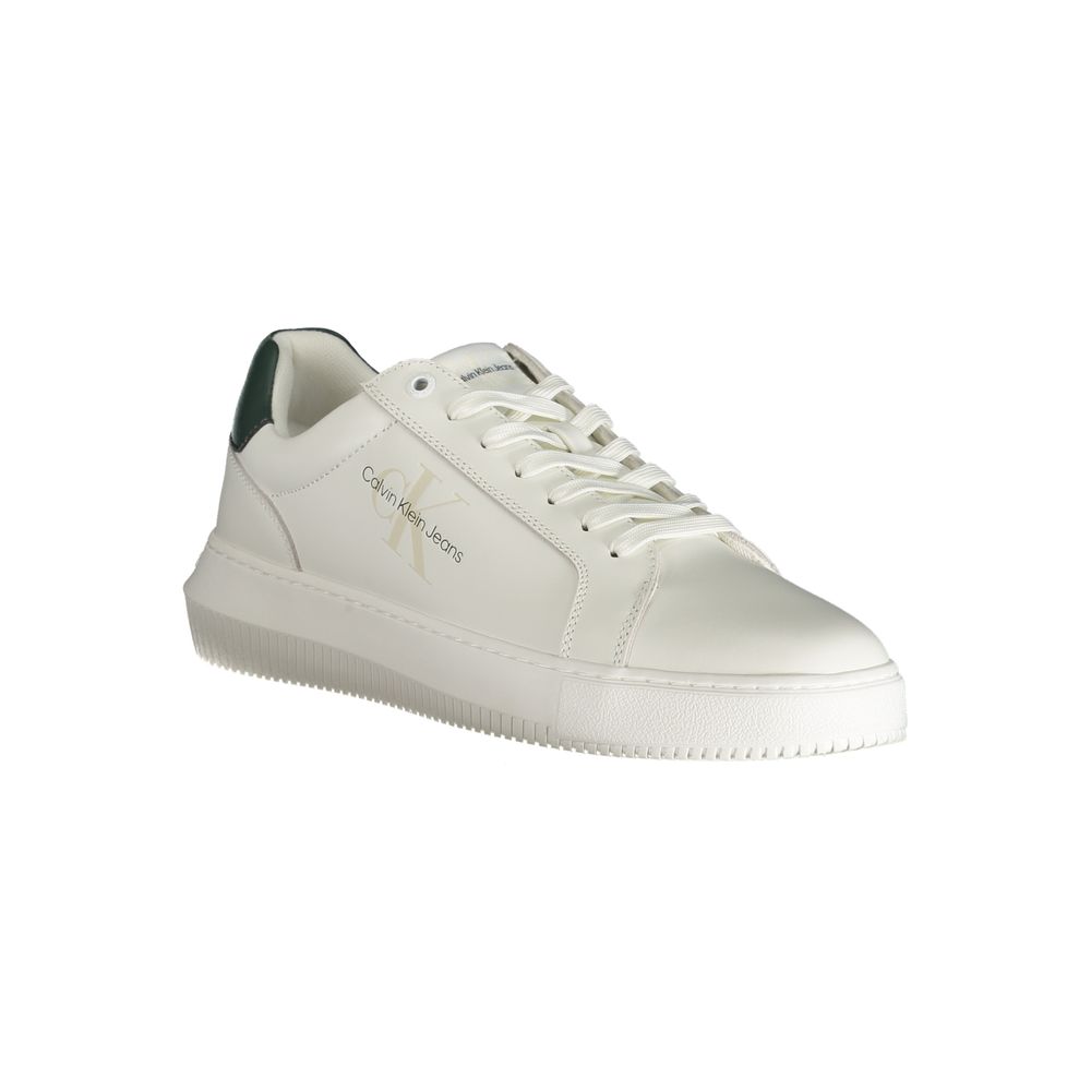 Calvin Klein White Polyester Sneaker - SMARTMARTNZ