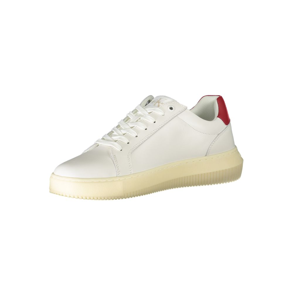 Calvin Klein White Polyester Sneaker - SMARTMARTNZ