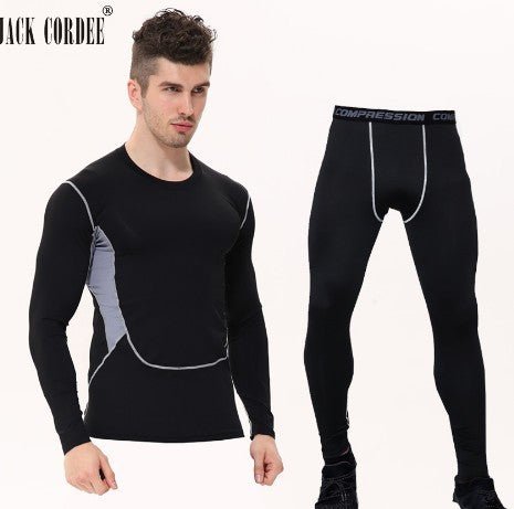 Camouflage Compression Baselayer Set Sports Compression Set Long Sleeve T-Shirt Tights Exercise Clothes Workout Bodysuit Fitness Suits For Men - SMARTMARTNZ