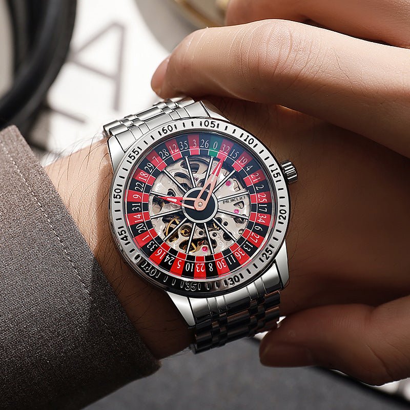 Casino Royale Men’s Mechanical Watch – Luminous Waterproof Dial - SMARTMARTNZ