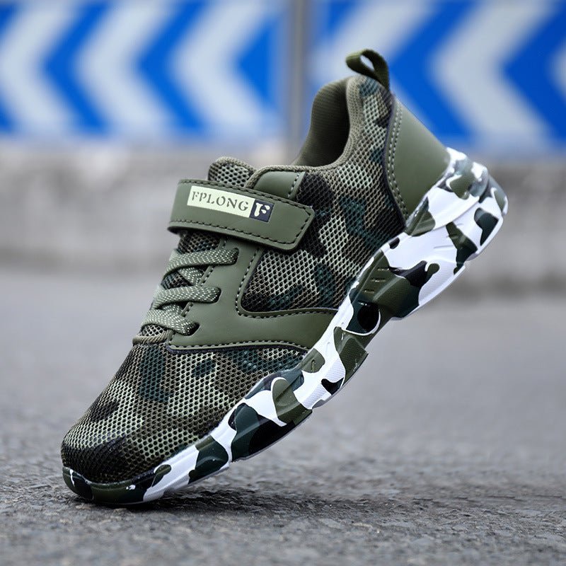 Children’s Camo Light Sports Shoes – Soft, Lightweight & Action - Ready - SMARTMARTNZ