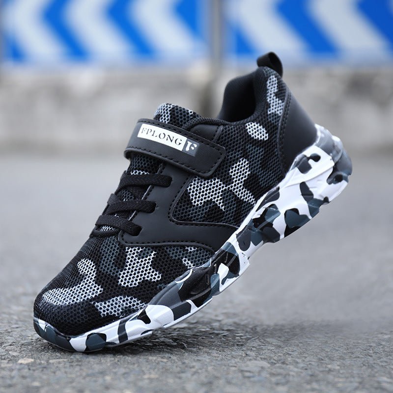 Children’s Camo Light Sports Shoes – Soft, Lightweight & Action - Ready - SMARTMARTNZ