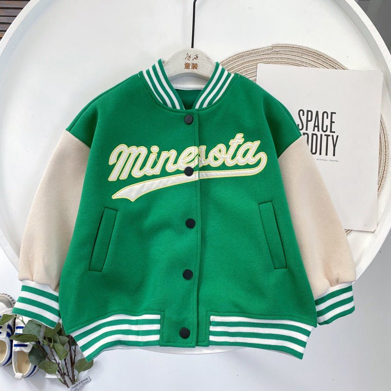 Children's Clothing Boys All - match Korean Baseball Uniform Jacket - SMARTMARTNZ