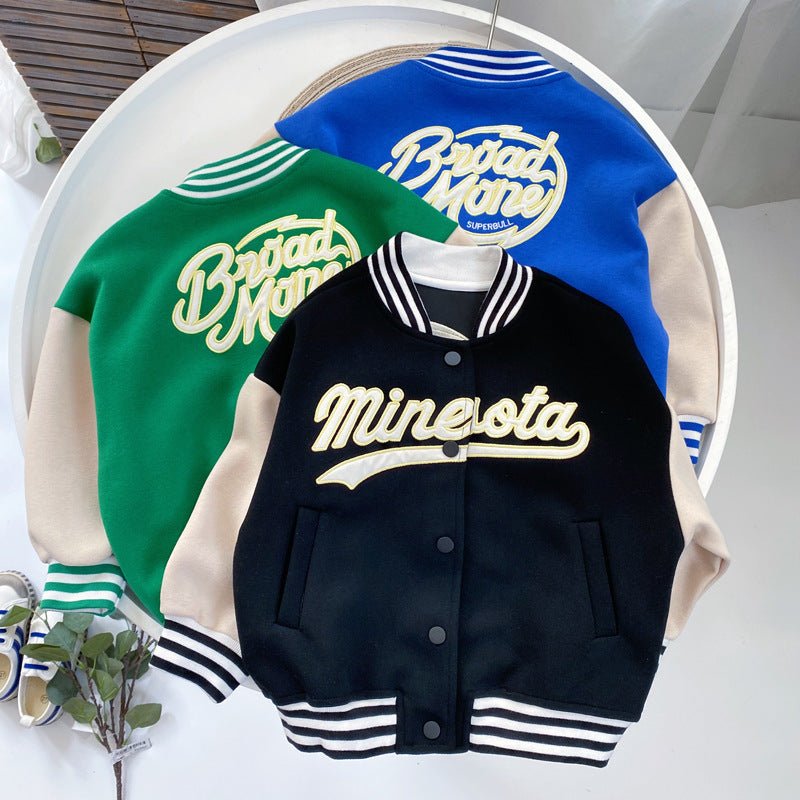 Children's Clothing Boys All - match Korean Baseball Uniform Jacket - SMARTMARTNZ