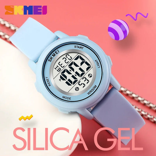 Colorful Children’s Digital Watch – SKMEI 1721 Sport Alarm Clock Wristwatch - SMARTMARTNZ