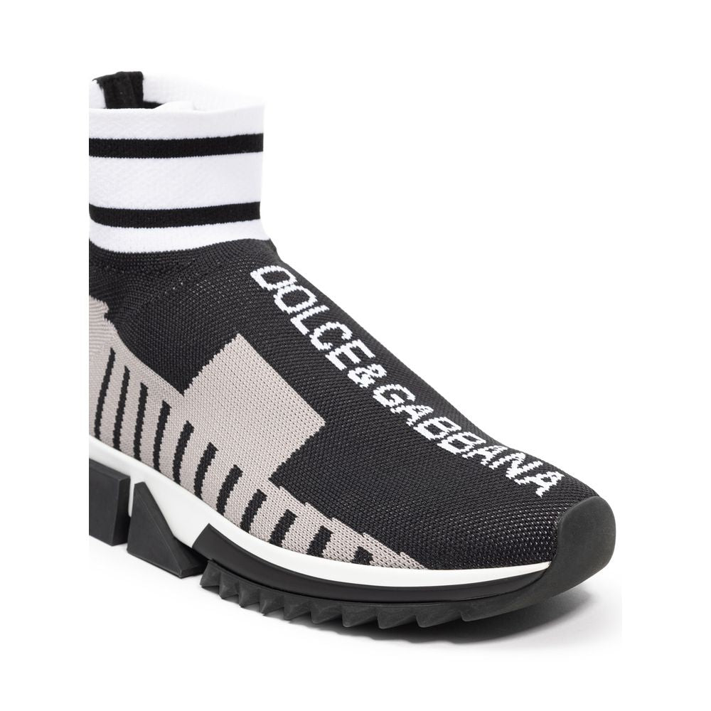 Dolce & Gabbana Black Fabric Sneaker - SMARTMARTNZ