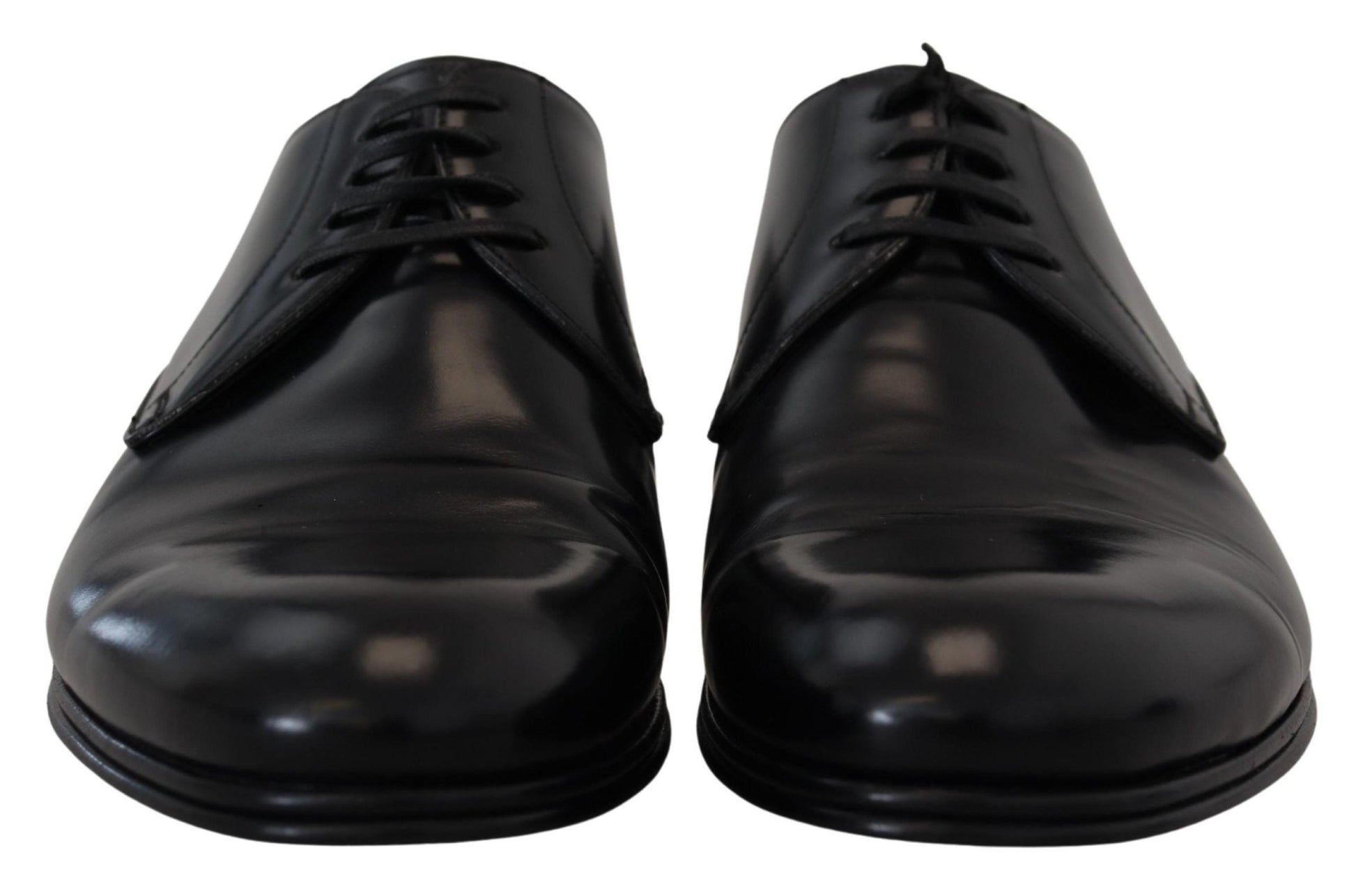 Dolce & Gabbana Black Leather Formal Dress Shoes - SMARTMARTNZ