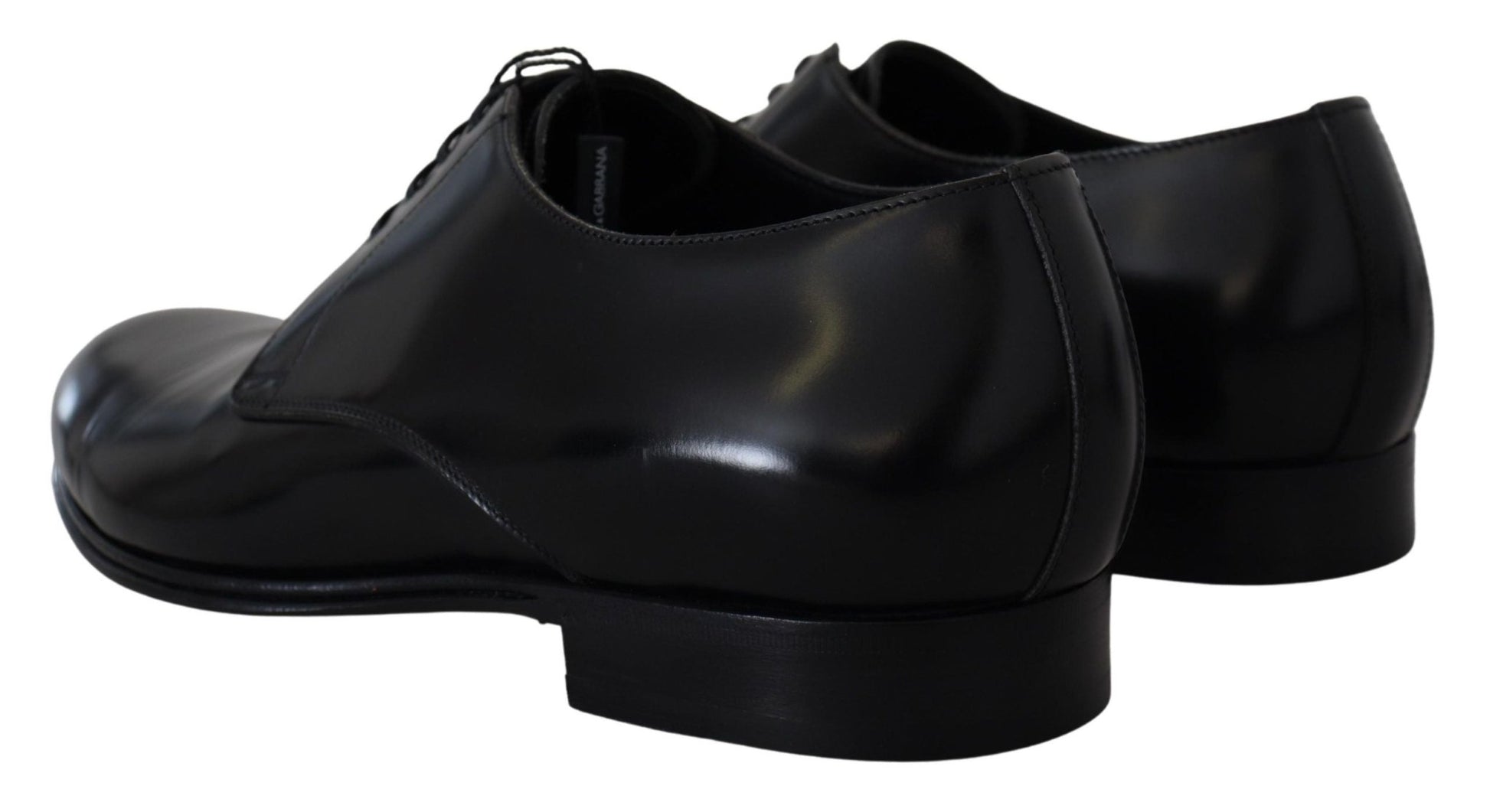 Dolce & Gabbana Black Leather Formal Dress Shoes - SMARTMARTNZ