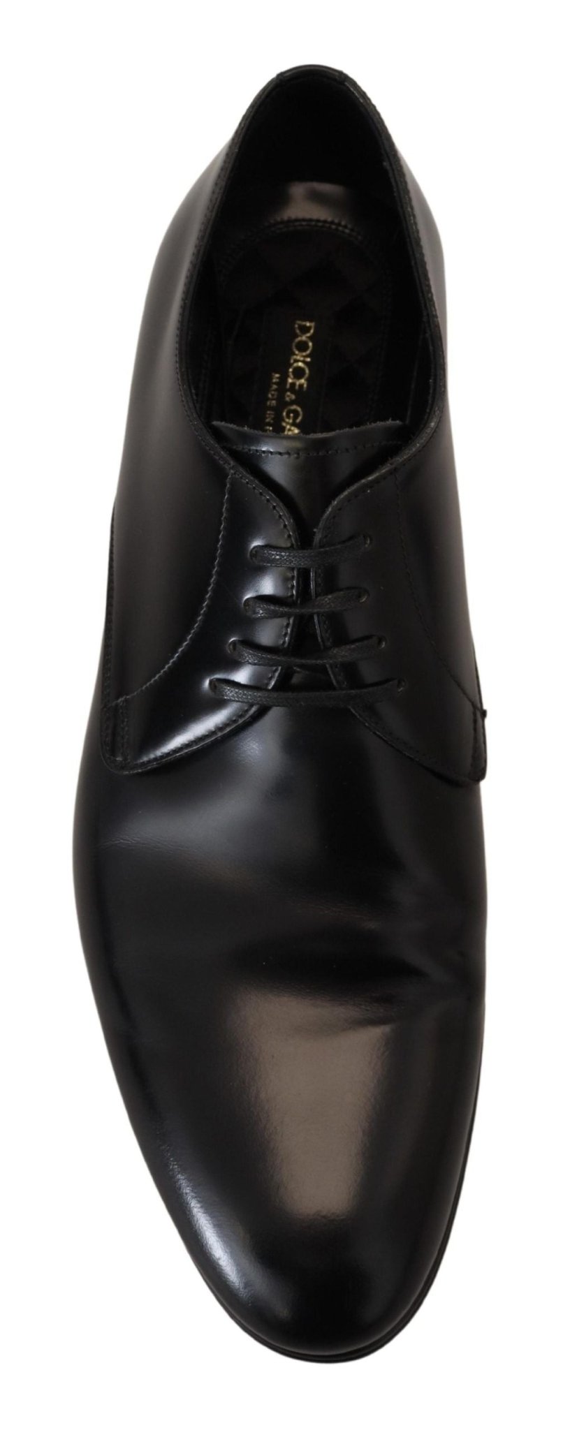 Dolce & Gabbana Black Leather Formal Dress Shoes - SMARTMARTNZ