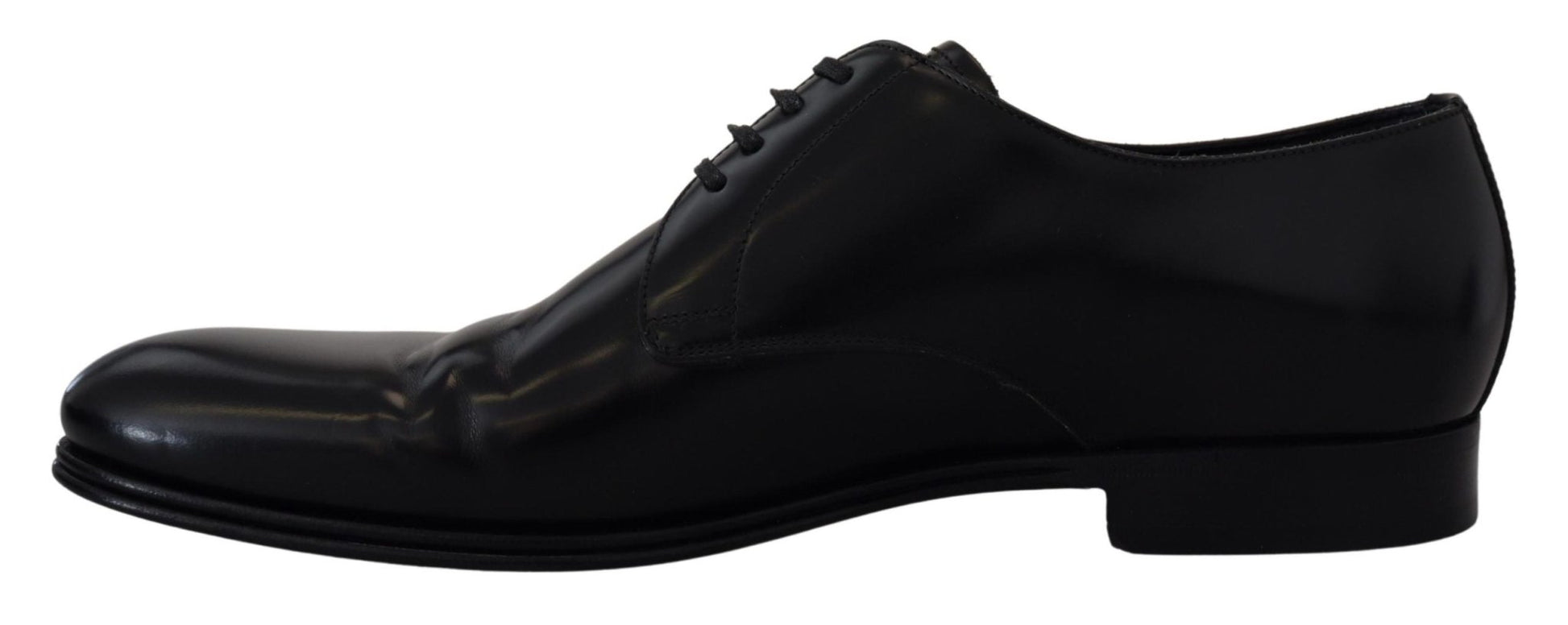 Dolce & Gabbana Black Leather Formal Dress Shoes - SMARTMARTNZ