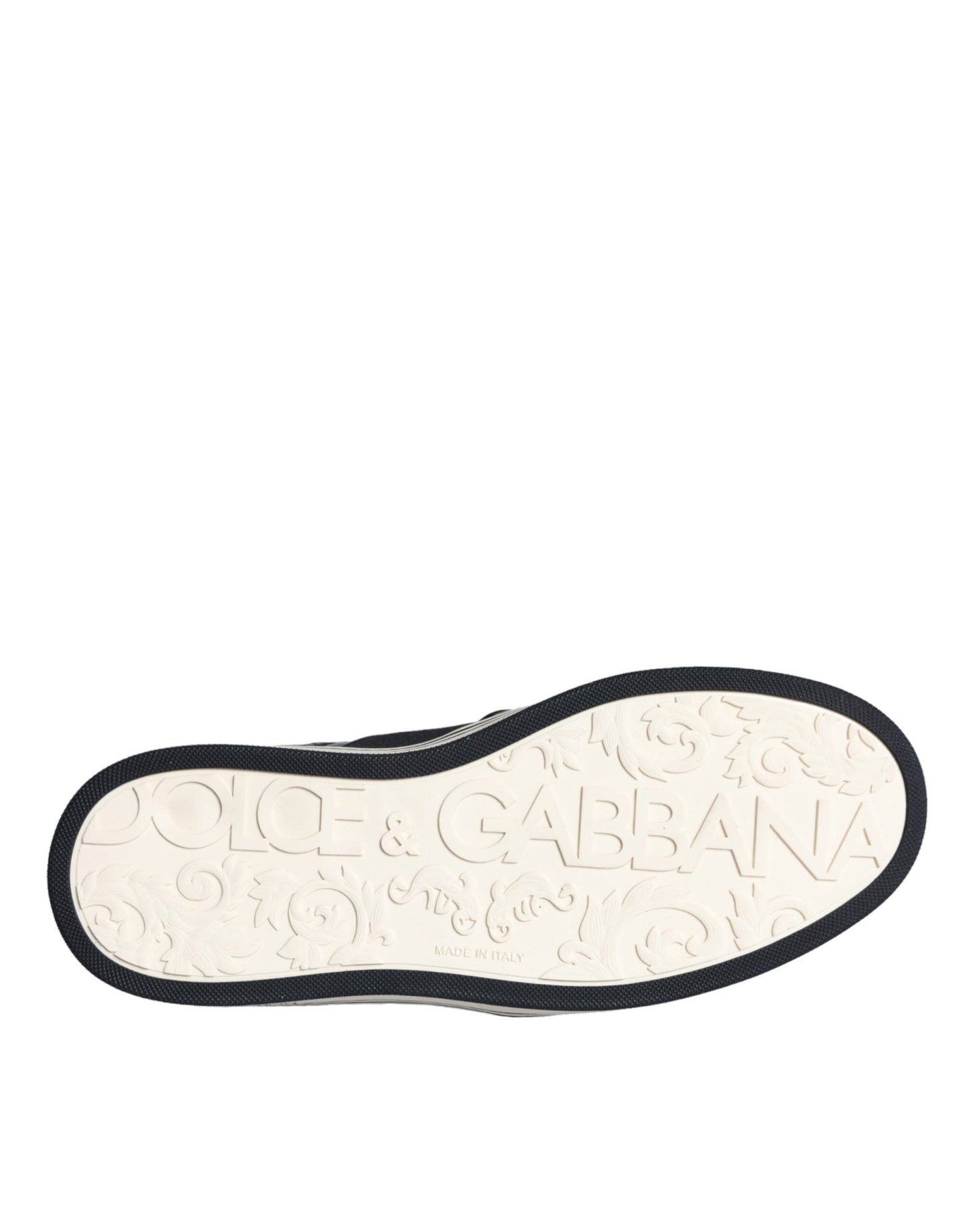 Dolce & Gabbana Black Leather Loafers Slippers Casual Shoes - SMARTMARTNZ
