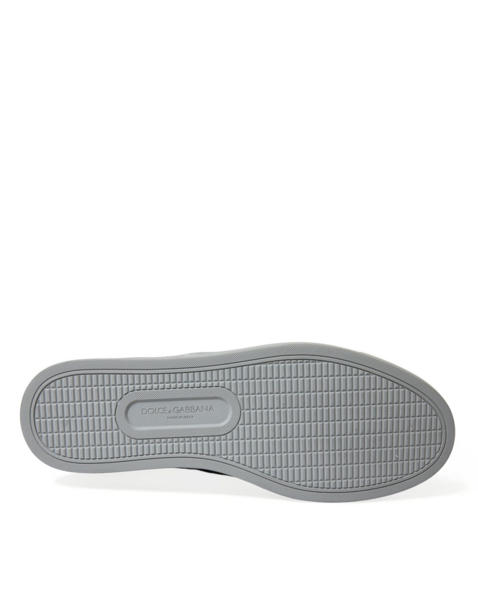 Dolce & Gabbana Blue Calfskin Leopard Mid Top Sneakers Shoes - SMARTMARTNZ