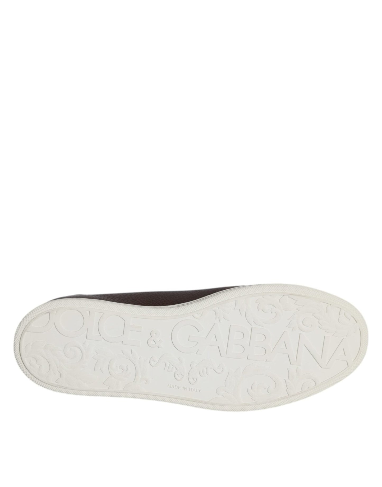 Dolce & Gabbana Brown Low Top Men Saint Tropez Sneakers Shoes - SMARTMARTNZ
