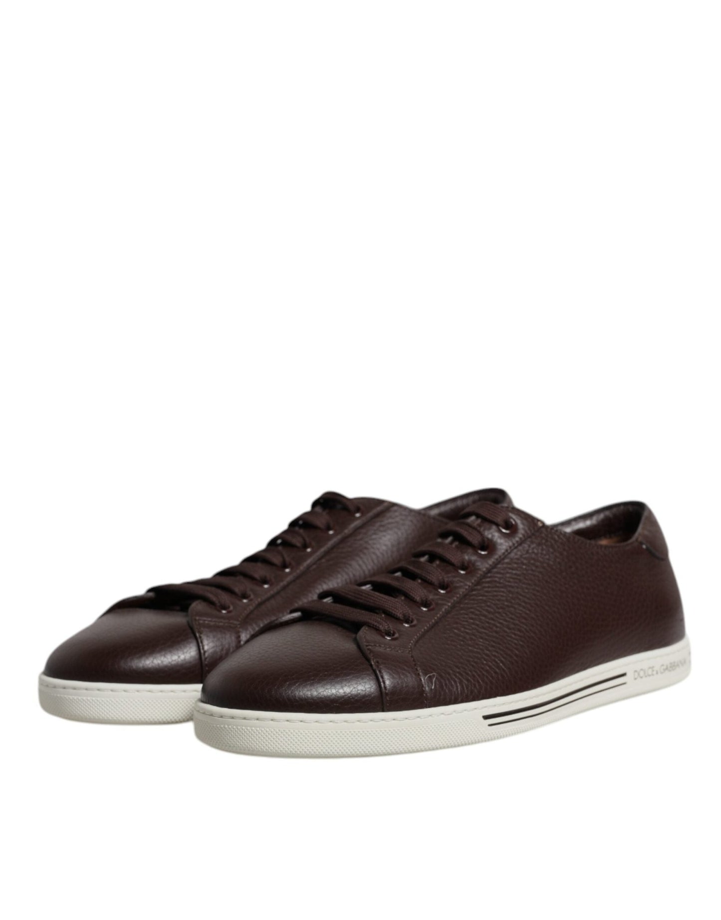 Dolce & Gabbana Brown Low Top Men Saint Tropez Sneakers Shoes - SMARTMARTNZ