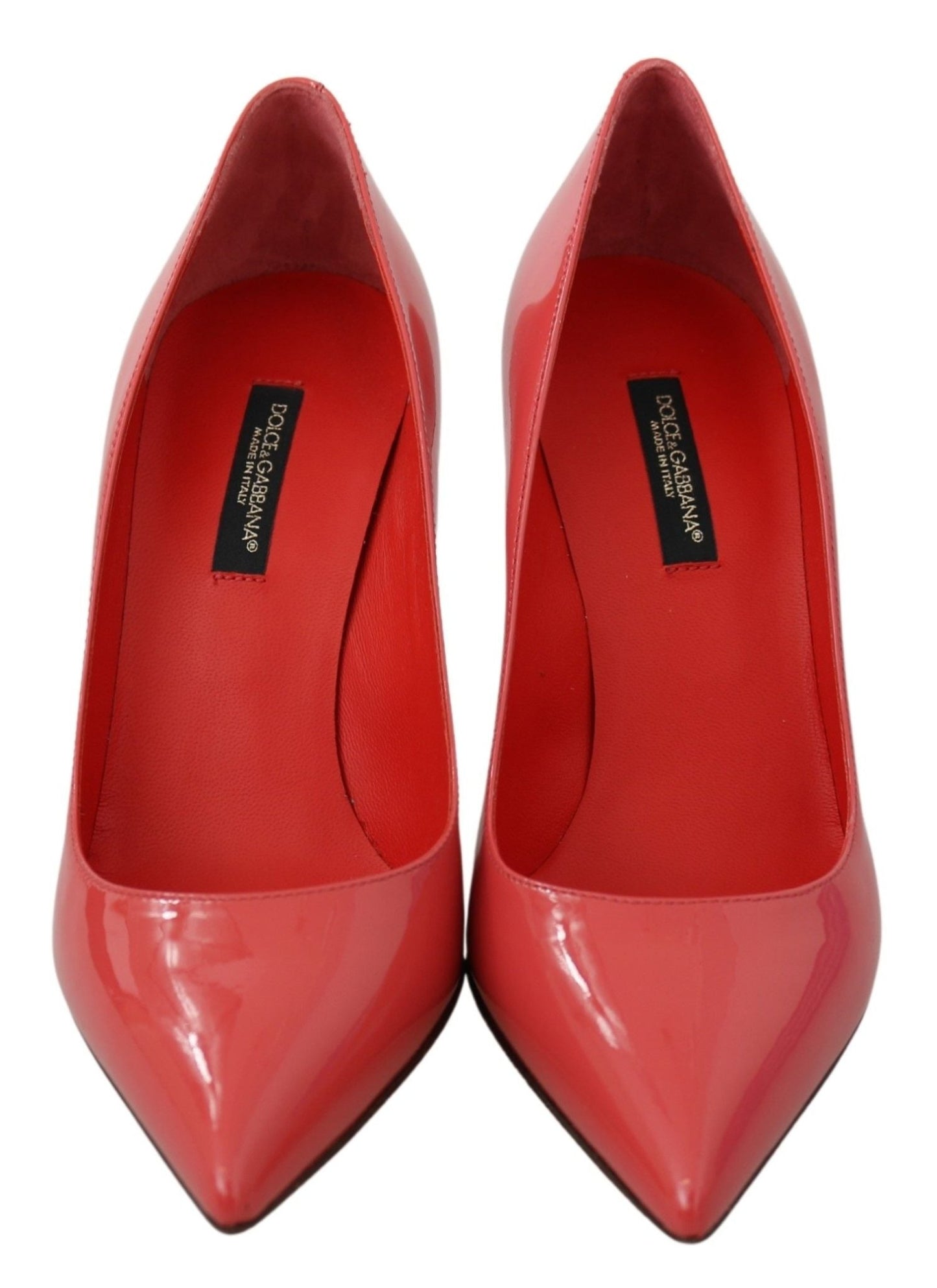 Dolce & Gabbana Dark Pink Patent Leather Heels Pumps - SMARTMARTNZ