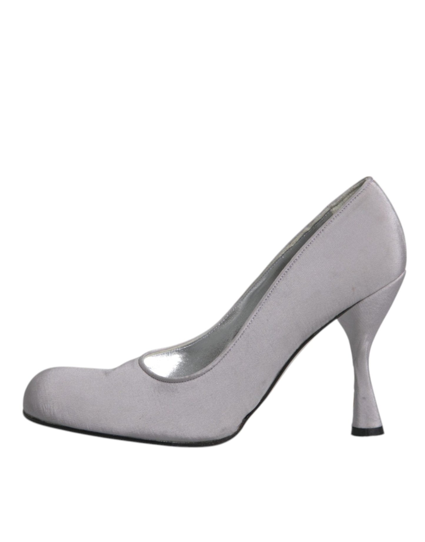Dolce & Gabbana Gray Suede Leather High Heel Pumps Shoes - SMARTMARTNZ