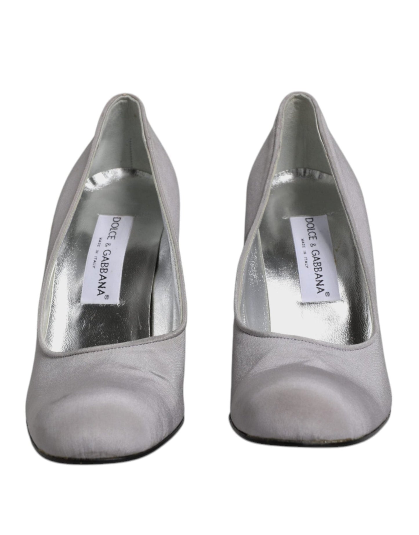 Dolce & Gabbana Gray Suede Leather High Heel Pumps Shoes - SMARTMARTNZ