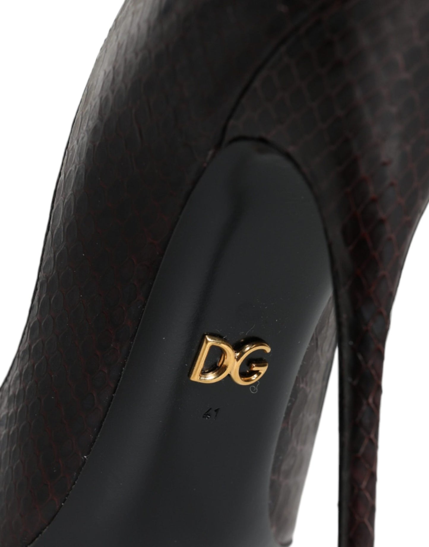 Dolce & Gabbana Multicolor Exotic Leather Heels Pumps Shoes - SMARTMARTNZ