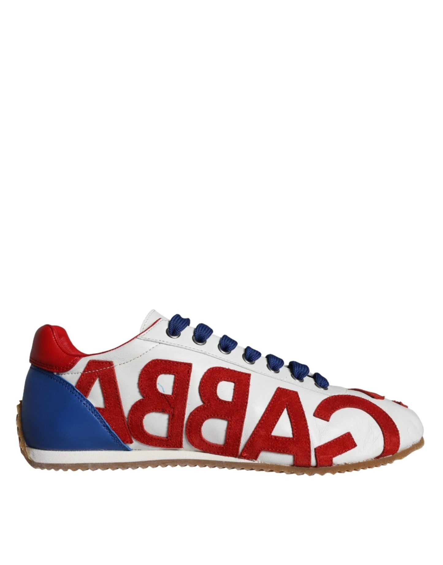 Dolce & Gabbana Multicolor Leather Logo Casual Sneakers Shoes - SMARTMARTNZ