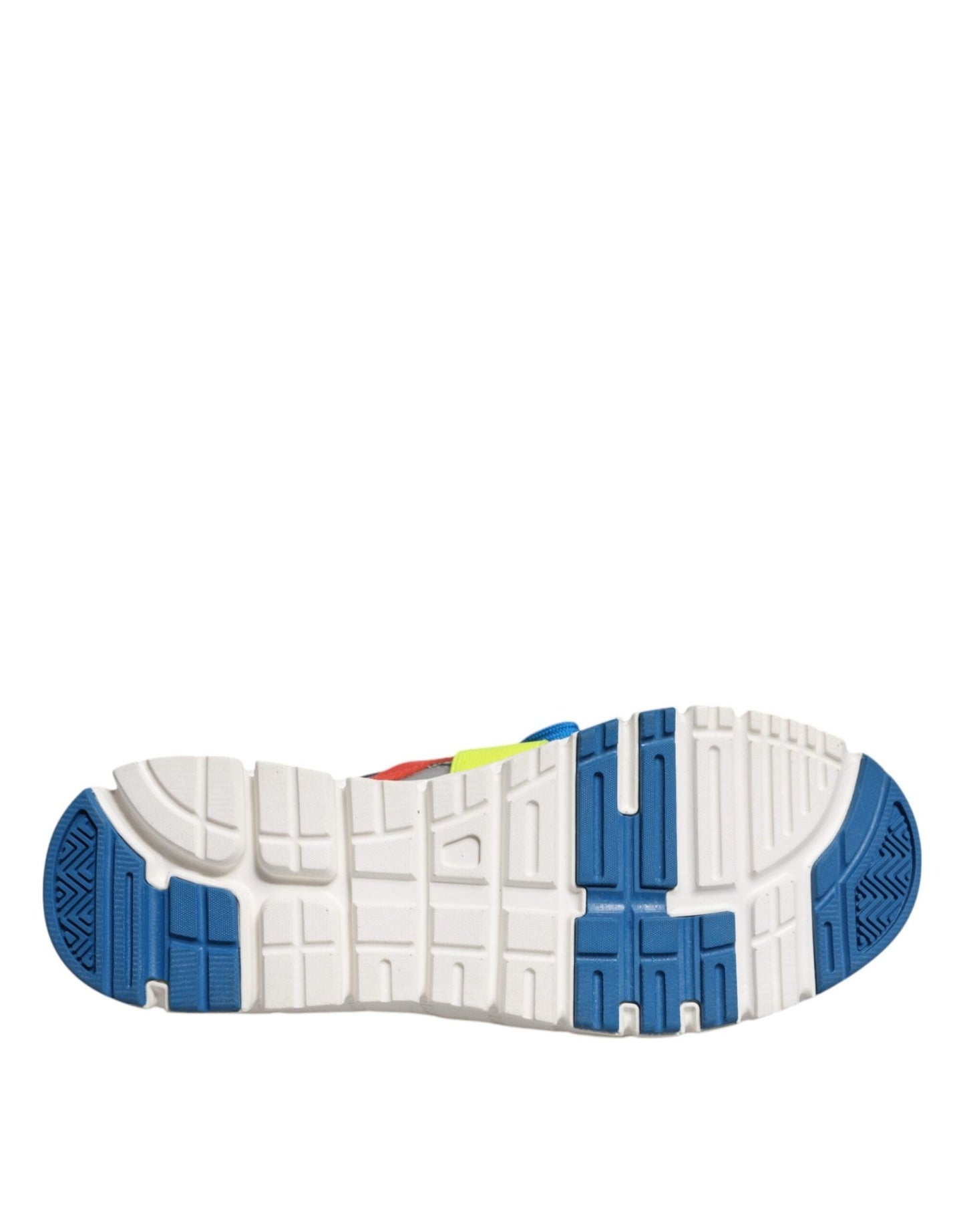 Dolce & Gabbana Multicolor Leather Suede Low Top Sneakers Shoes - SMARTMARTNZ
