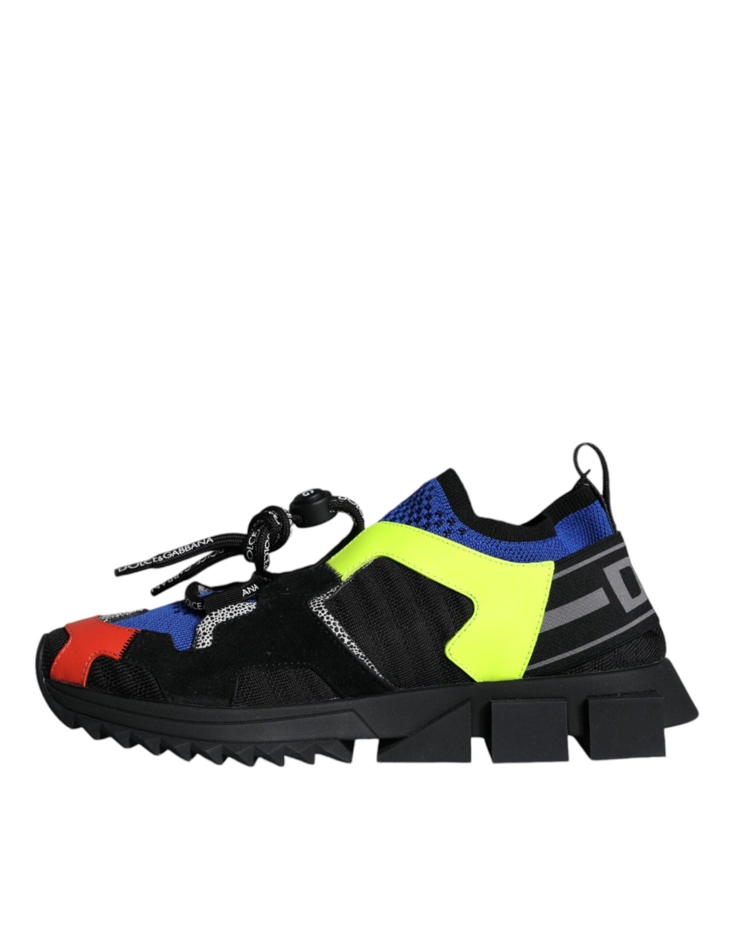 Dolce & Gabbana Multicolor Mesh Sorrento Trekking Sneakers Shoes - SMARTMARTNZ