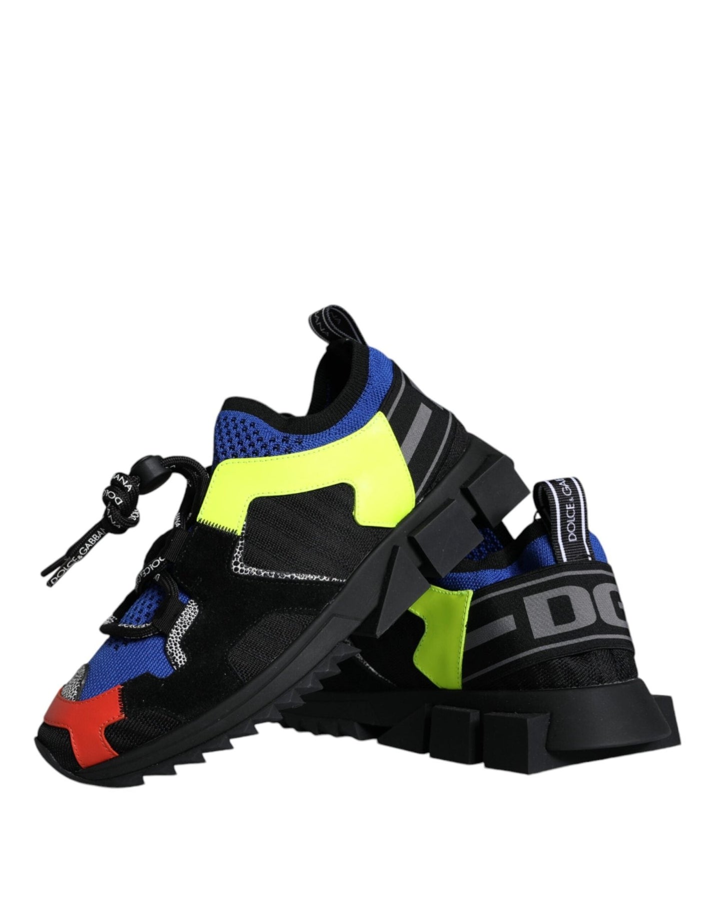 Dolce & Gabbana Multicolor Mesh Sorrento Trekking Sneakers Shoes - SMARTMARTNZ