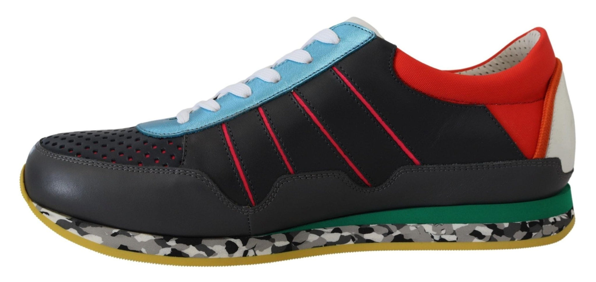 Dolce & Gabbana Multicolor Sport Low Top Shoes Sneakers - SMARTMARTNZ