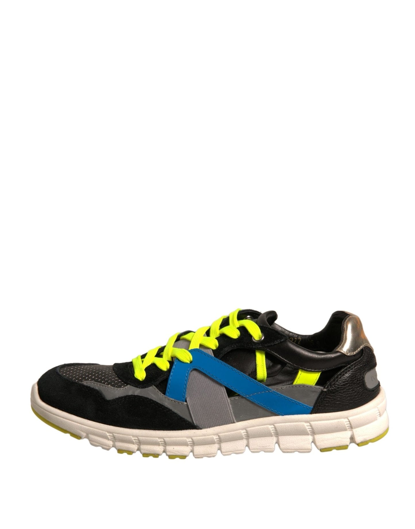 Dolce & Gabbana Multicolor Suede Low Top Sneakers Shoes - SMARTMARTNZ