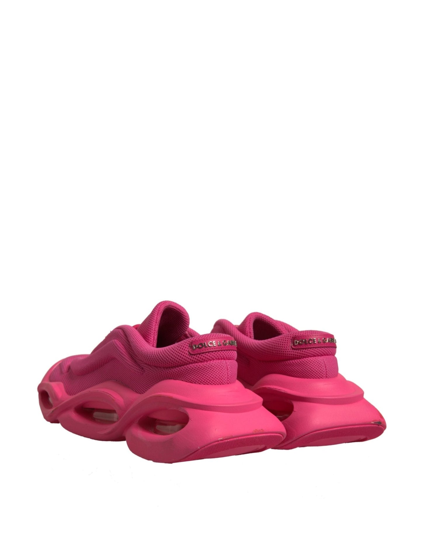 Dolce & Gabbana Pink Wave Low Top Lace Up Men Sneakers Shoes - SMARTMARTNZ