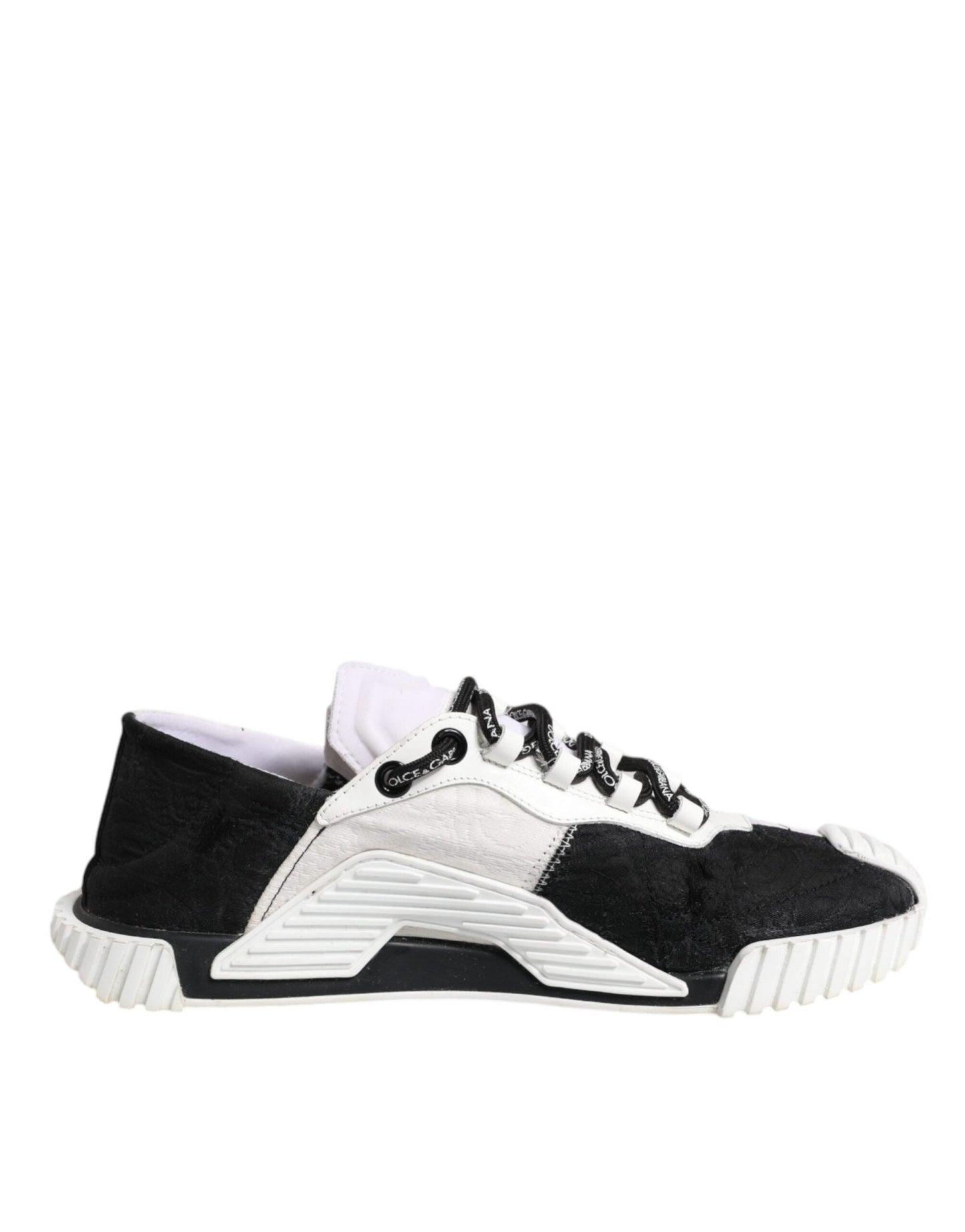 Dolce & Gabbana White Black NS1 Low Top Sneakers Shoes - SMARTMARTNZ