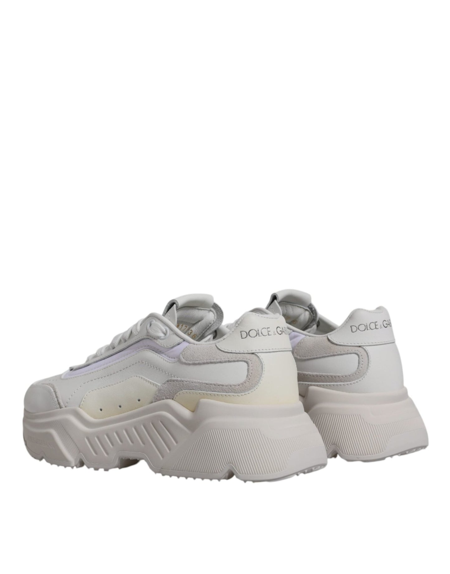 Dolce & Gabbana White Daymaster Low Top Sneakers Shoes - SMARTMARTNZ