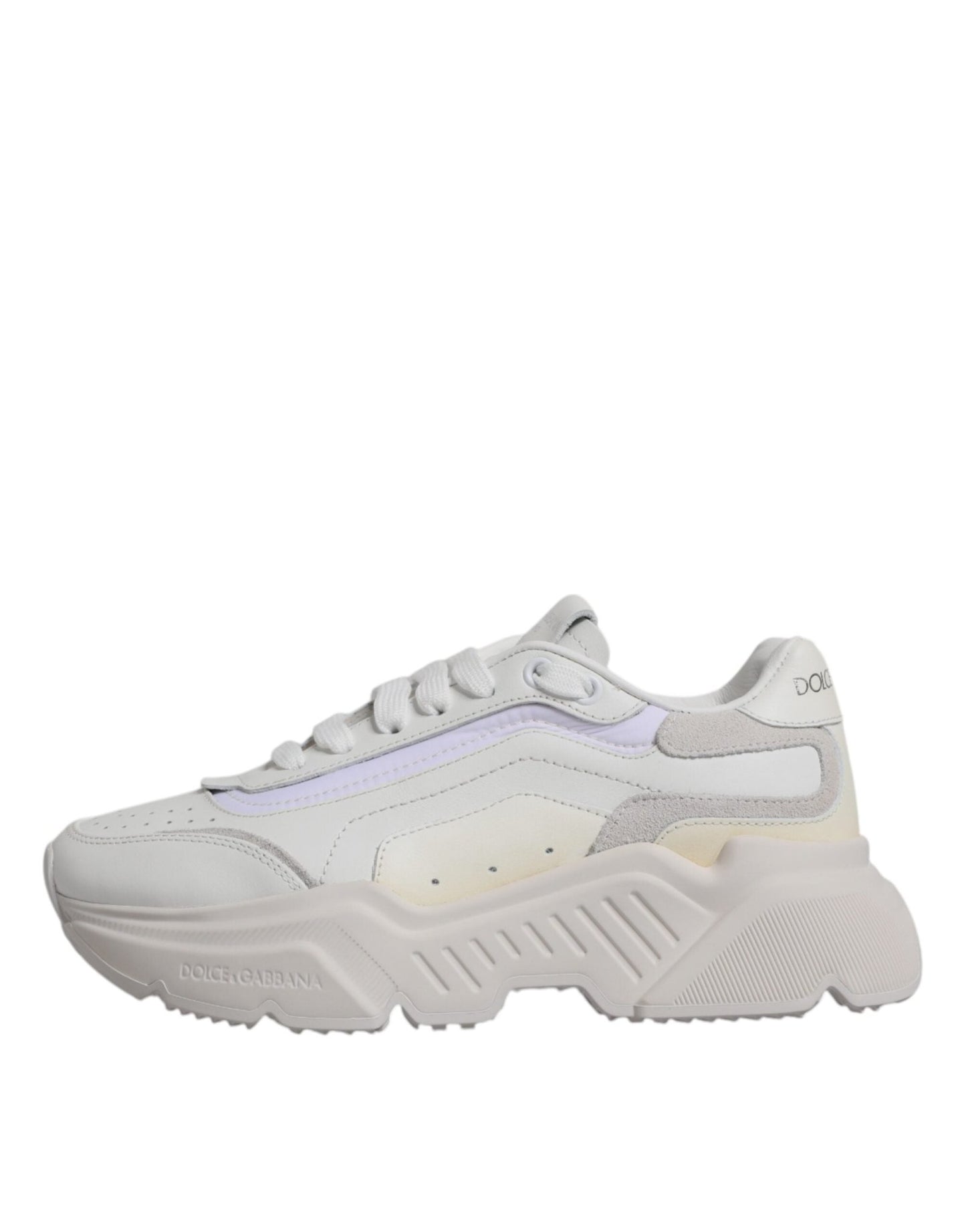 Dolce & Gabbana White Daymaster Low Top Sneakers Shoes - SMARTMARTNZ