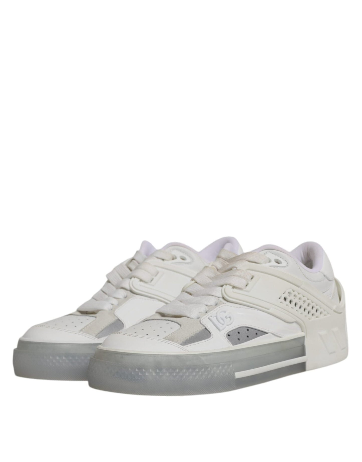 Dolce & Gabbana White DG Logo CUSTOM 2.Zero Sneakers Shoes - SMARTMARTNZ
