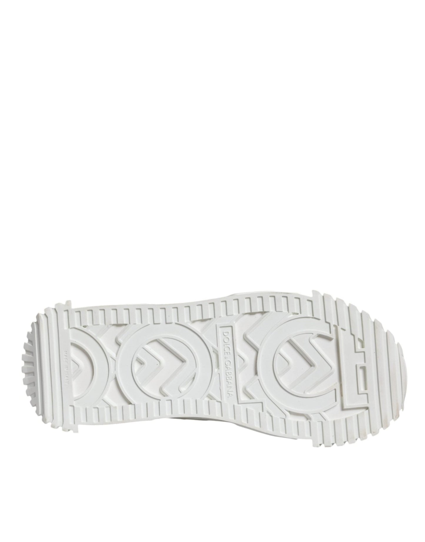 Dolce & Gabbana White Lace Up Low Top NS1 Sneakers Shoes - SMARTMARTNZ