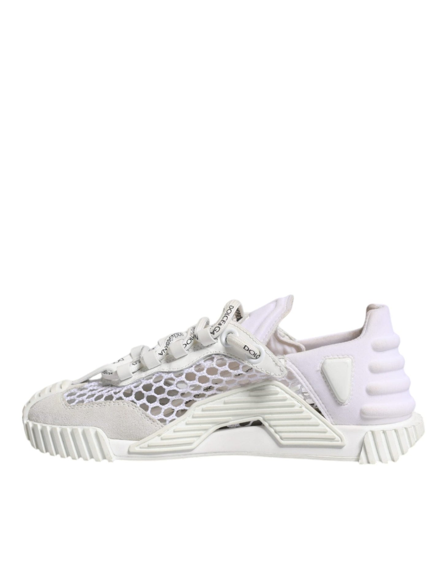 Dolce & Gabbana White Mesh NS1 Low Top Sports Sneaker Shoes - SMARTMARTNZ